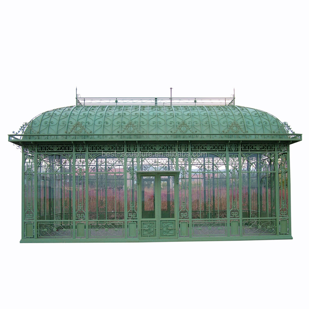 garden used antique wrought iron gazebo rectangular metal pavilion for sale