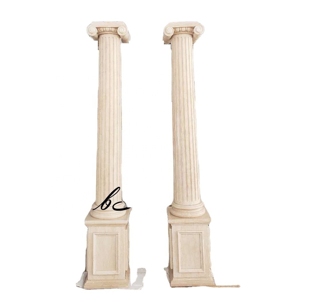 customized marble roma column for sale Granite column building design pillar