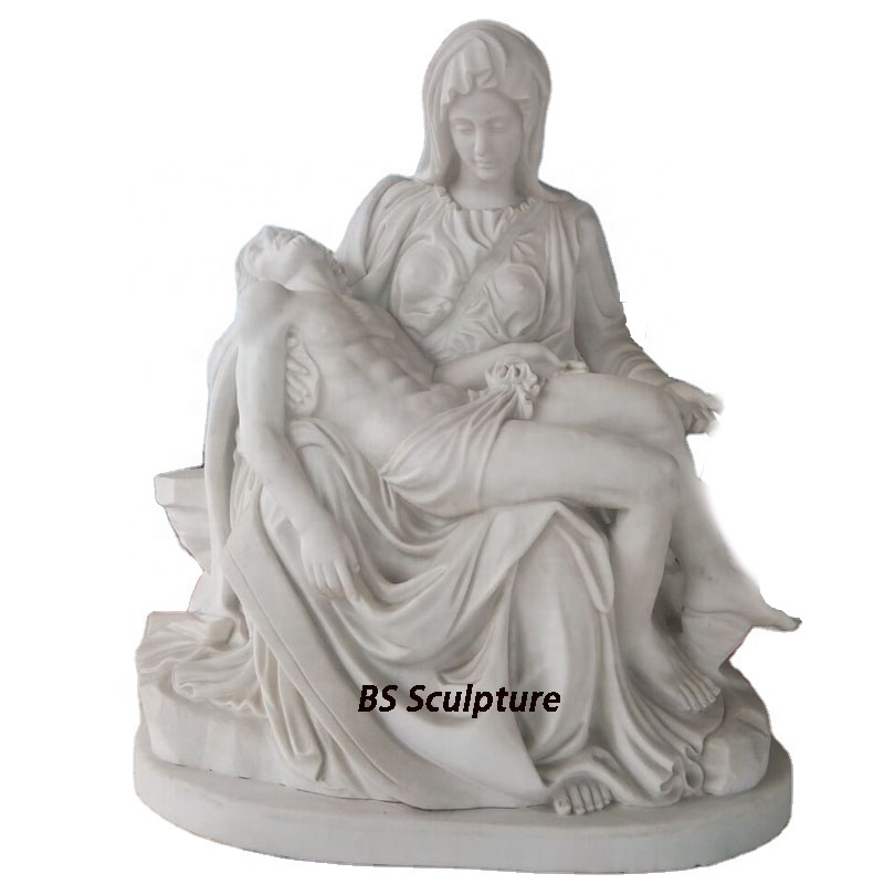 life size jesus white marble religious statues for garden decor