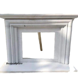 indoor white marble fireplace surround decorative fireplace modern limestone mantel shelf