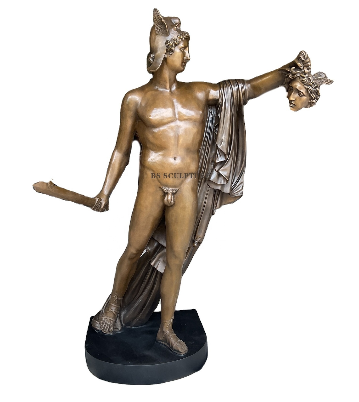 Life Size Apollo Bronze Figurine Greek Mythology God  Brass Sculpture Statue