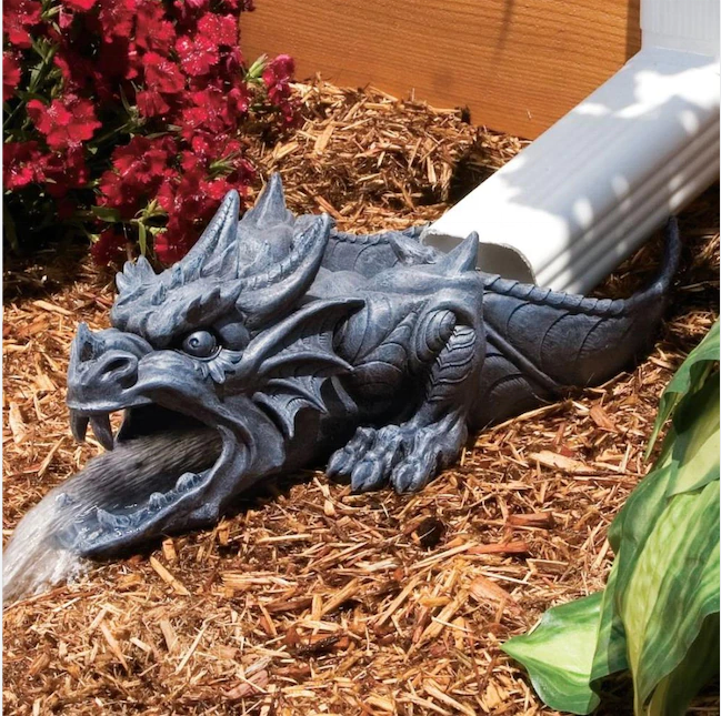 outdoor  garden bronze dragon head water fountains sculpture