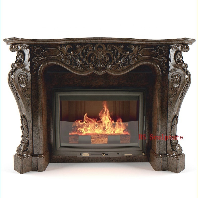 Dinning Room French Style Uk Marble Nude lady Fireplace Surround Mantel Sculpture