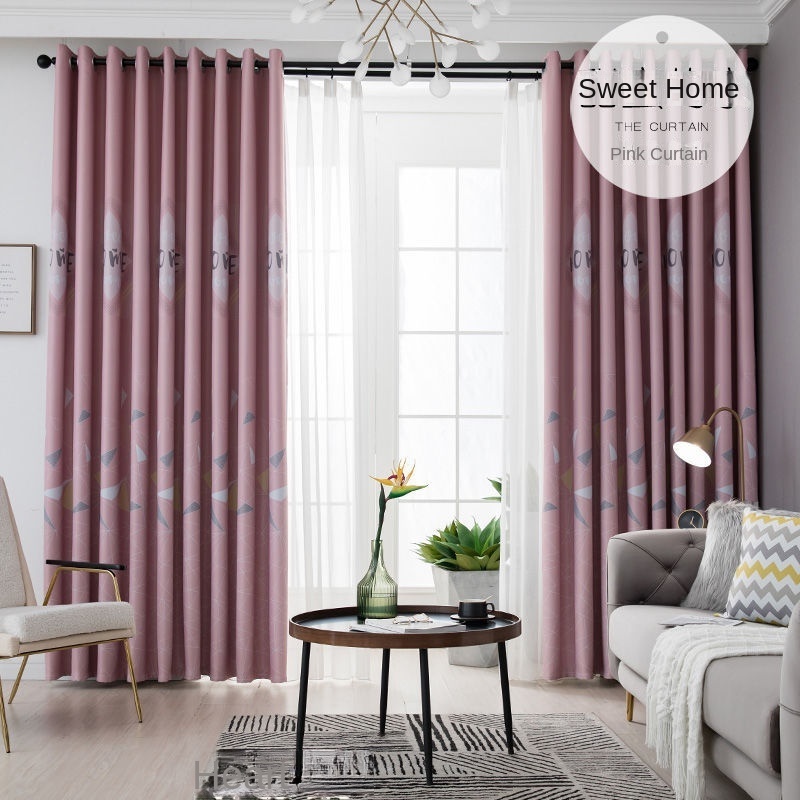 Thickened full blackout curtain finished Mediterranean castle curtain cloth bedroom living room balcony floating curtain