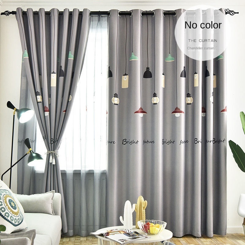 Thickened full blackout curtain finished Mediterranean castle curtain cloth bedroom living room balcony floating curtain