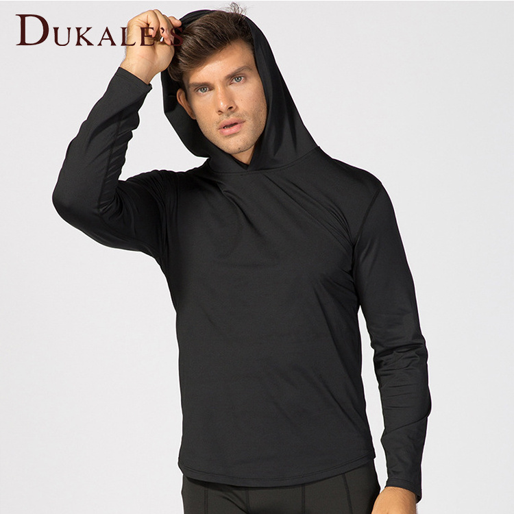 mens dri black fit hoodies stylish men wholesale dry training fit sudaderas dry-fit hoodies