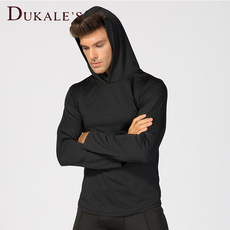 mens dri black fit hoodies stylish men wholesale dry training fit sudaderas dry-fit hoodies