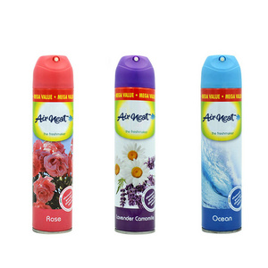 Household Long Lasting 300ml Custom Fragrance Water Based Aerosol Room Air Freshener