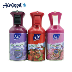 Variety of Fragrance Aerosol Spray Can Refill Mini Toilet Aerosol Metered Automatic Air Freshener Refill