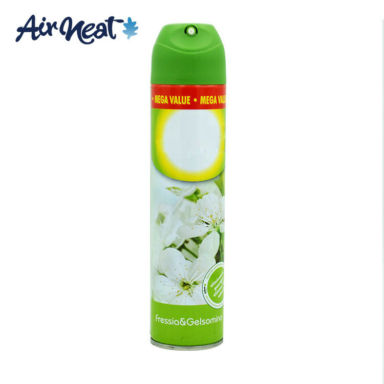 Household Long Lasting 300ml Custom Fragrance Water Based Aerosol Room Air Freshener