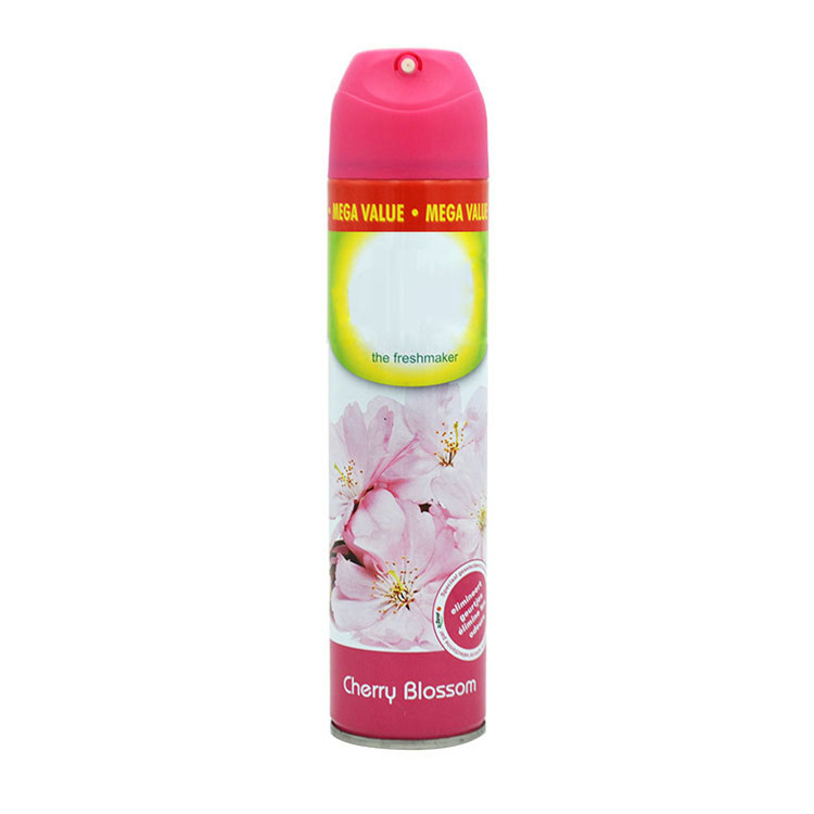 Household Long Lasting 300ml Custom Fragrance Water Based Aerosol Room Air Freshener