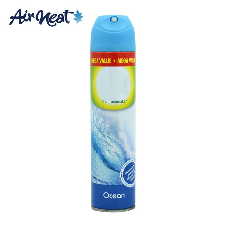 Household Long Lasting 300ml Custom Fragrance Water Based Aerosol Room Air Freshener