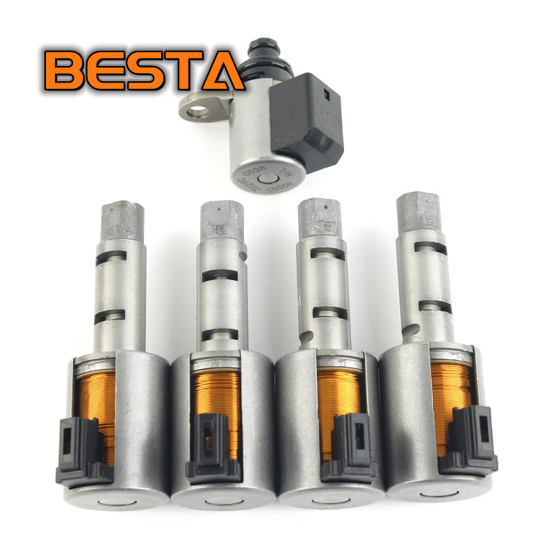 5PCS/1set RE0F11A JF015E CVT Automatic Transmission Solenoid Kit For Nissan Sentra Versa Chevrolet Spark Suzuki Swift 2012-2015