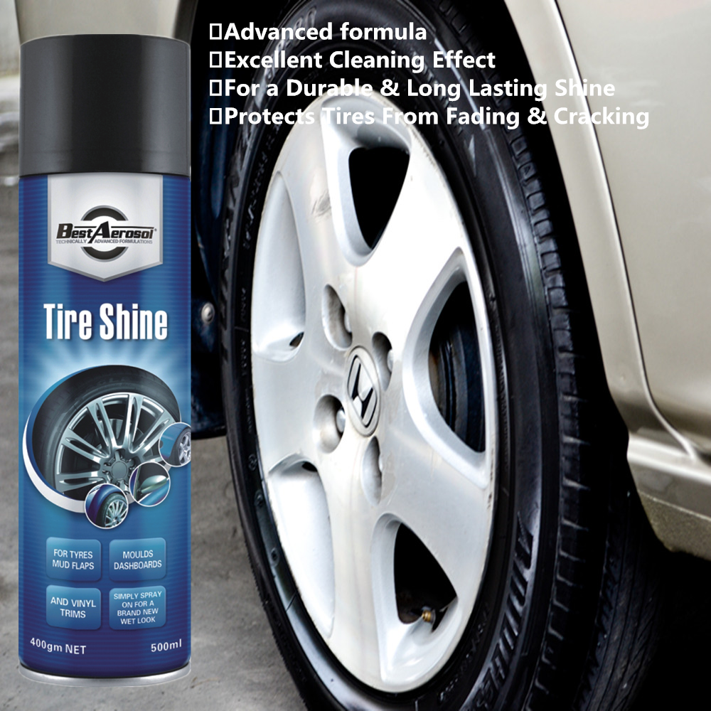 Tyre Foam Cleaner Tire Shine Cleaner Spray