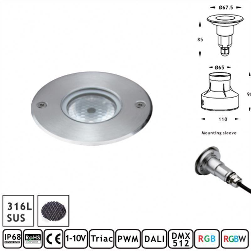 12v AC submersible wall mounted 15w 18w 20w 24w 36w 45w recessed waterproof IP68 underwater LED pool lights