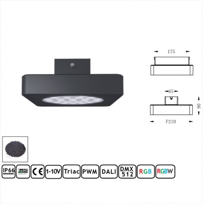 waterproof ip65 surface mount  IP66 Customized Ceiling Light LED Wall Light Outdoor Ceiling Down Light