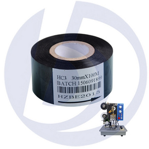 UC3 hot stamping ribbon/coding date foil /date stamp for plastic bag for printing date