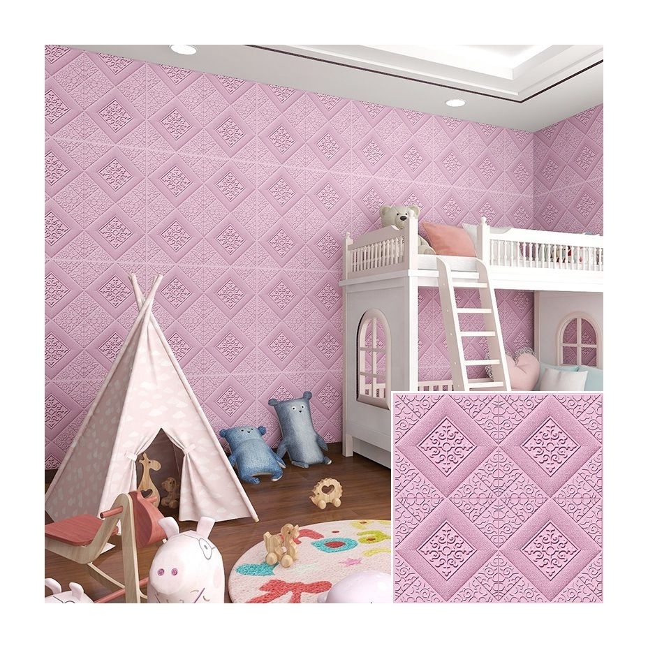 3d wallpaper home decoration Waterproof Room Nursery Bathroom PE  Wallpaper soundproof mural  ceiling wallpaper 3D