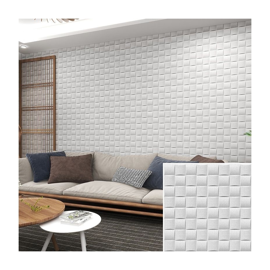 Waterproof 3d wall paper self adhesive home wallpaper 3d foam wall sticker  foam wall panels