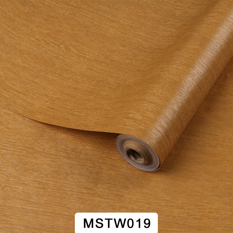 PVC vinyl laminated wood film/wallpaper/paper 3D for door panel furniture interior decoration