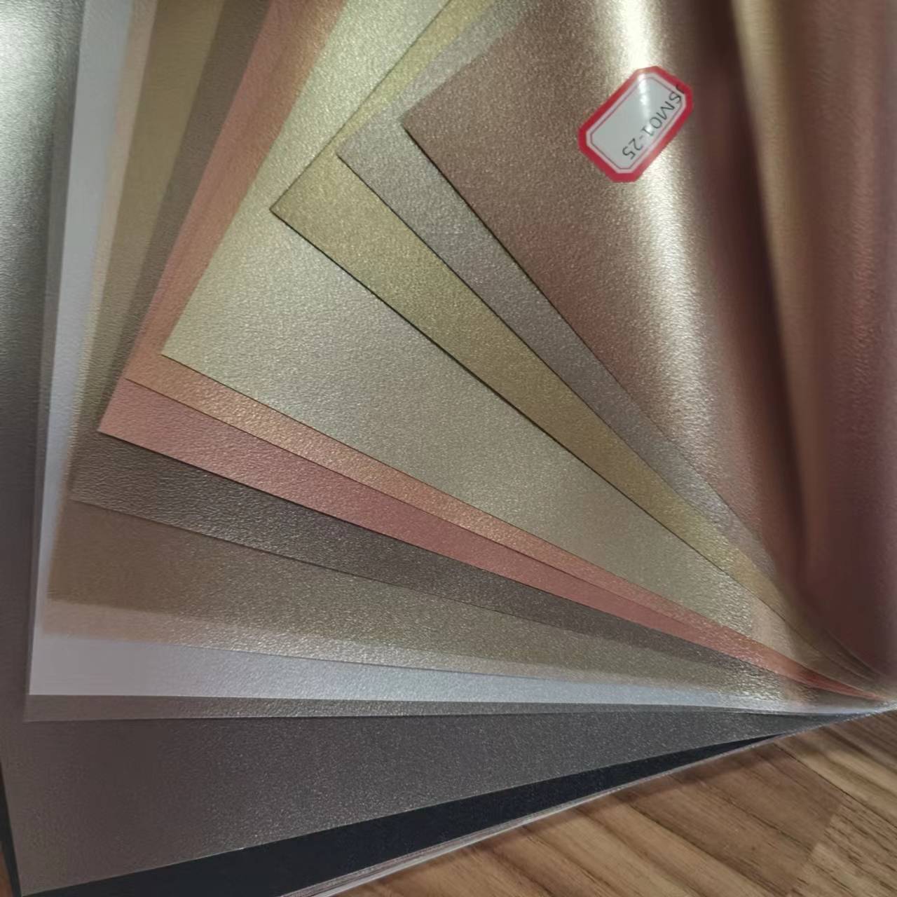 Membrane Pressing PVC Film Wall panel MDF board pvc film foil   Metal Design decorative film for furniture