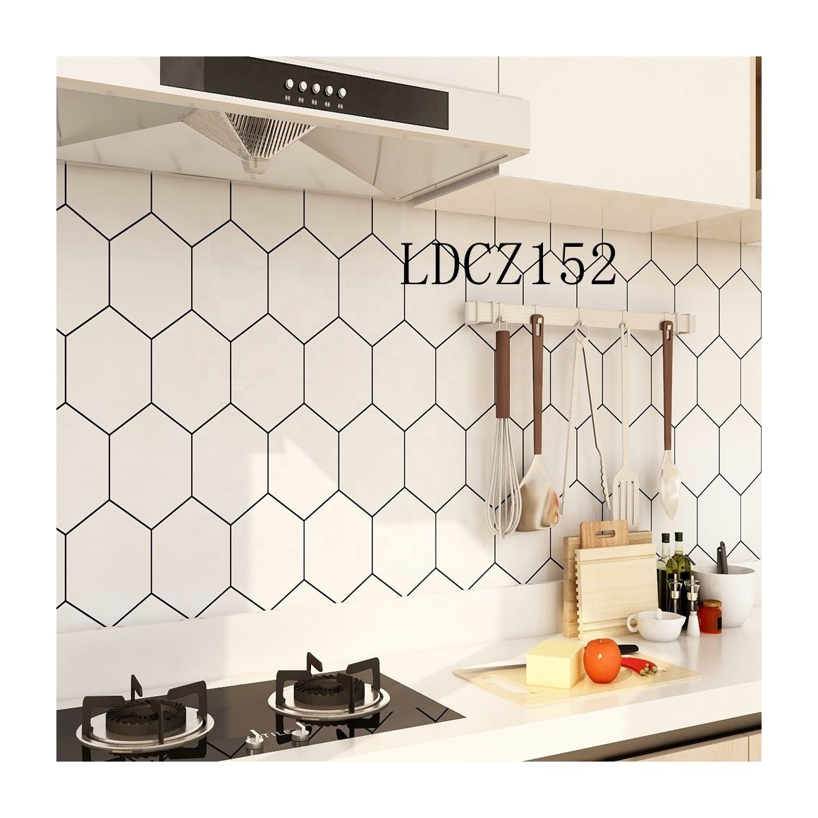 Arabic Style Mosaic Tile Stickers For Living Room Kitchen Retro 3D Waterproof Mural Decal Bathroom Decor DIY Adhesive Wallpaper