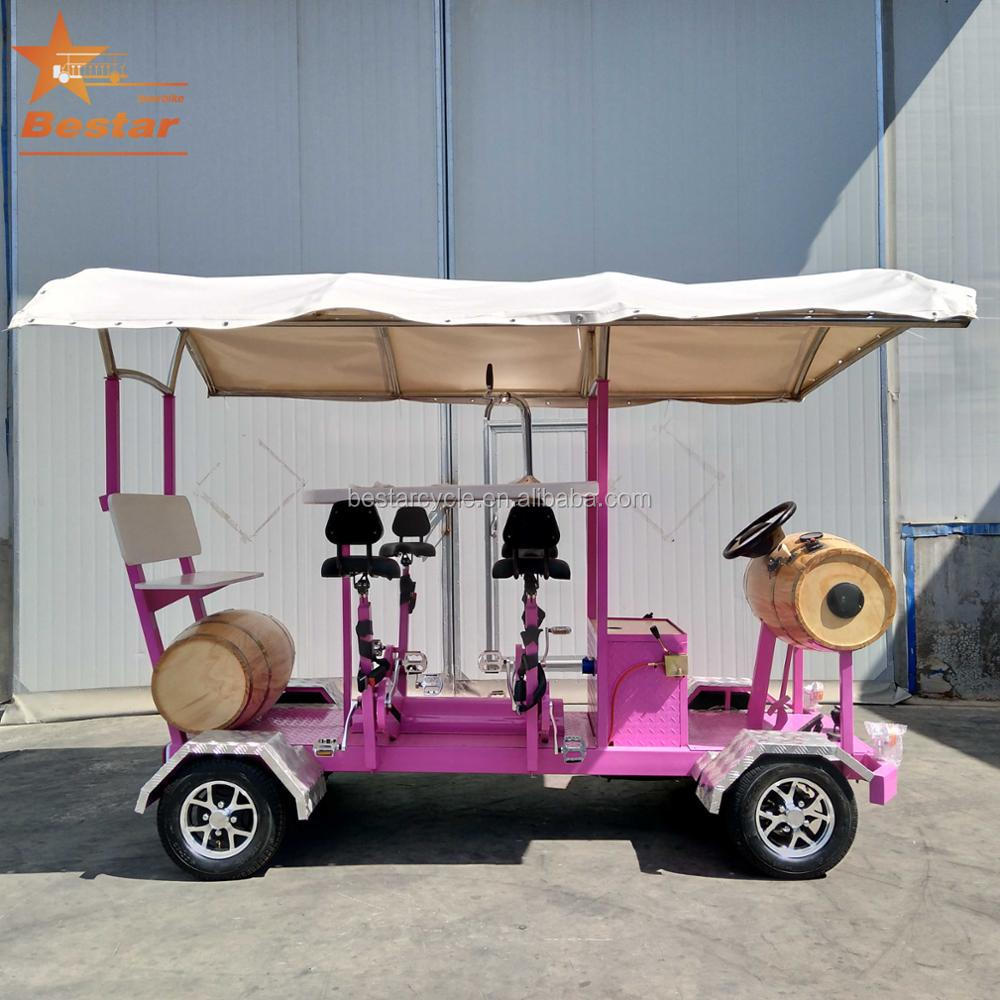 used quadricycle electric pedal bar party bike for sale