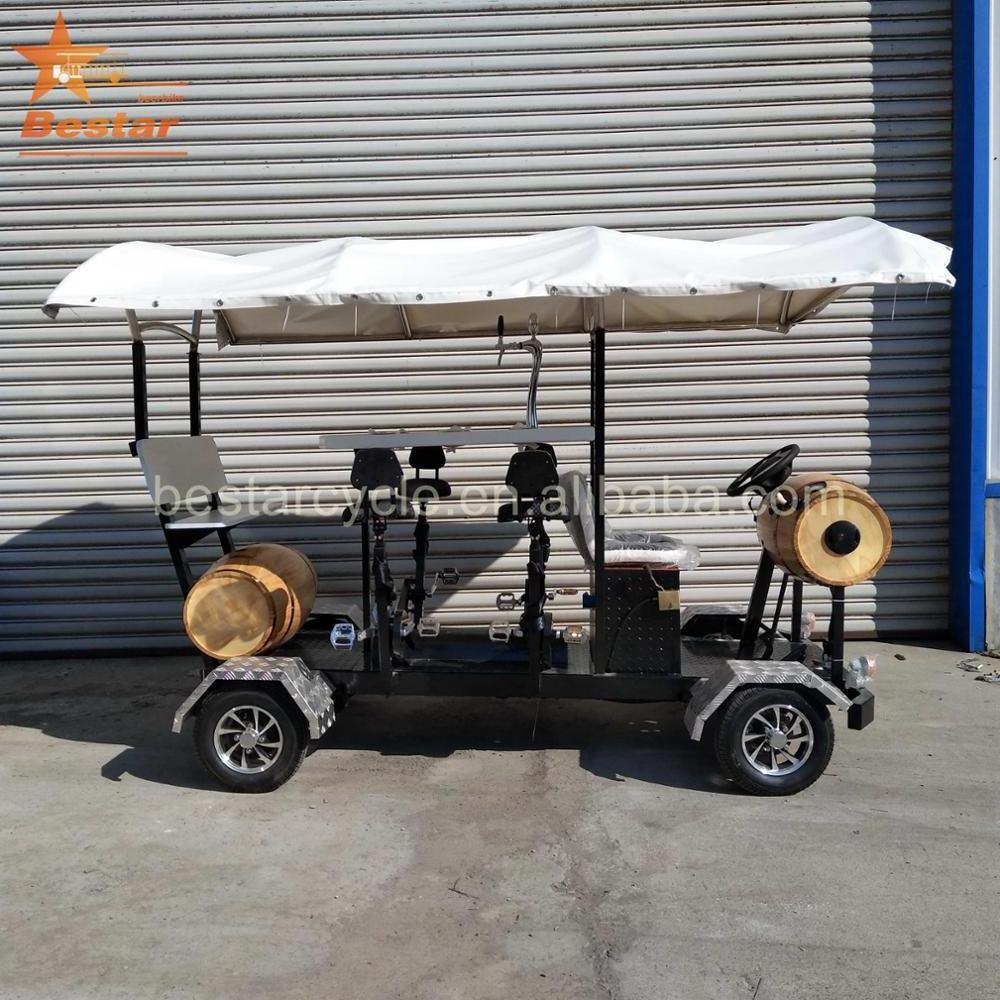 used quadricycle electric pedal bar party bike for sale