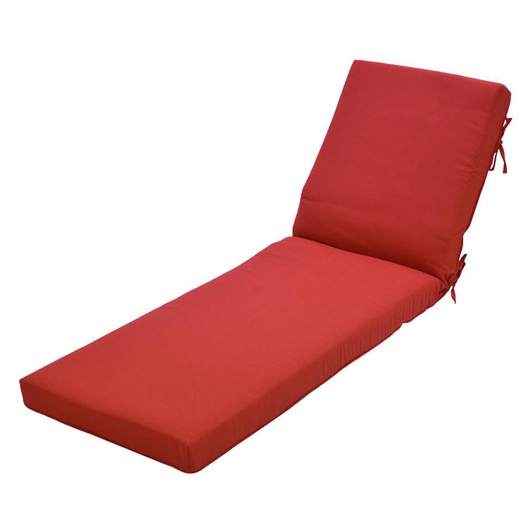 Outdoor Lounger Rectangle Patio Cushion For Furniture Chair Sun Loungers Sofa Garden Leisure Waterproof Furniture Cushions Cover