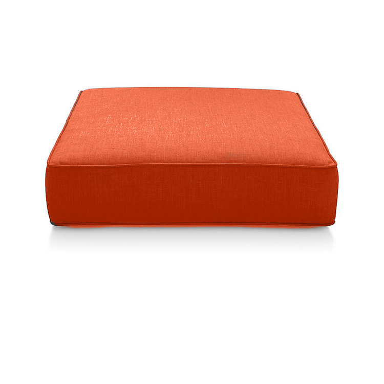 Customation Portable Outdoor  Patio Chair Cushion Camping Outdoor Cushion Cushion Cover Wholesale Fabric Square