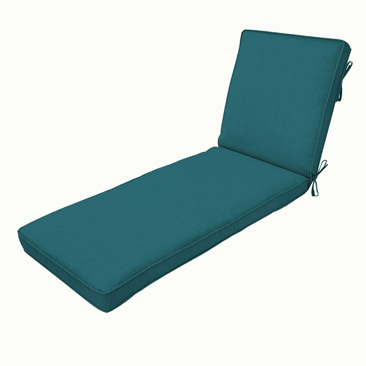 Outdoor Lounger Rectangle Patio Cushion For Furniture Chair Sun Loungers Sofa Garden Leisure Waterproof Furniture Cushions Cover