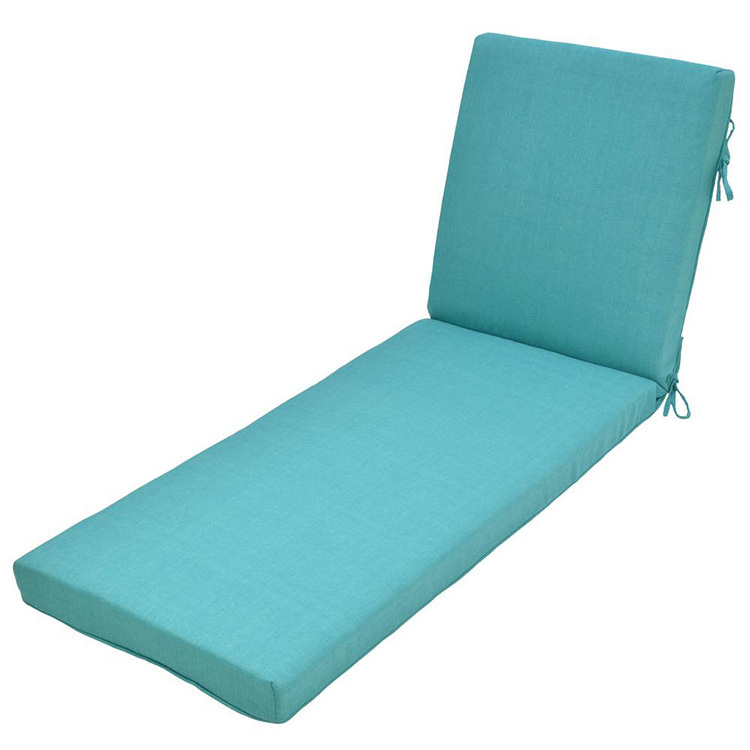 Outdoor Lounger Rectangle Patio Cushion For Furniture Chair Sun Loungers Sofa Garden Leisure Waterproof Furniture Cushions Cover