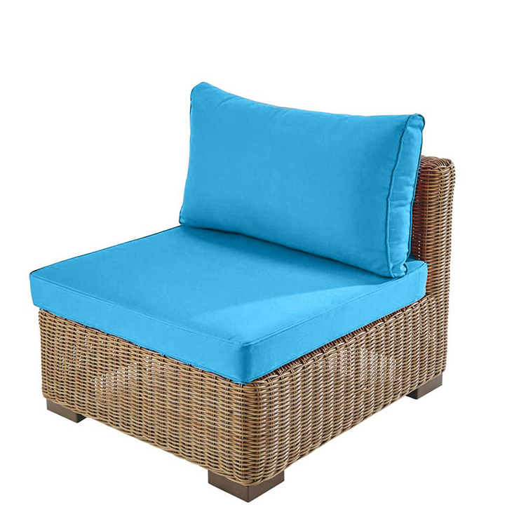 Waterproof Ottoman High Back Cushion for indoor outdoor garden  patio furniture customation bench  cushion cover