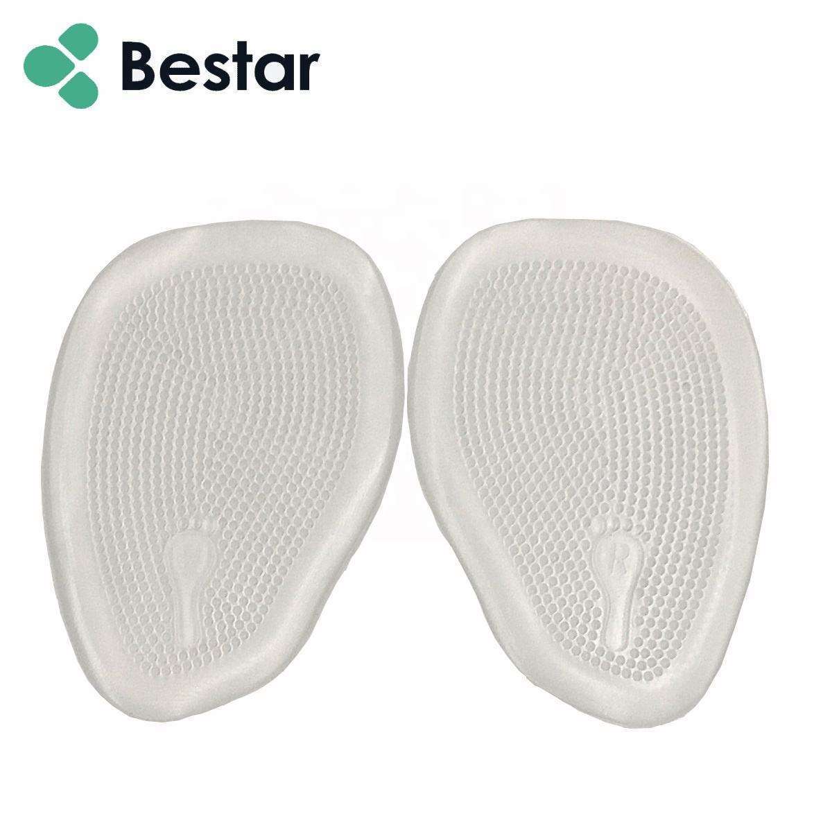 Silicone gel Foot pain relief cushions high heels forefoot pad walking anti fatigue sole pads gel forefoot pad