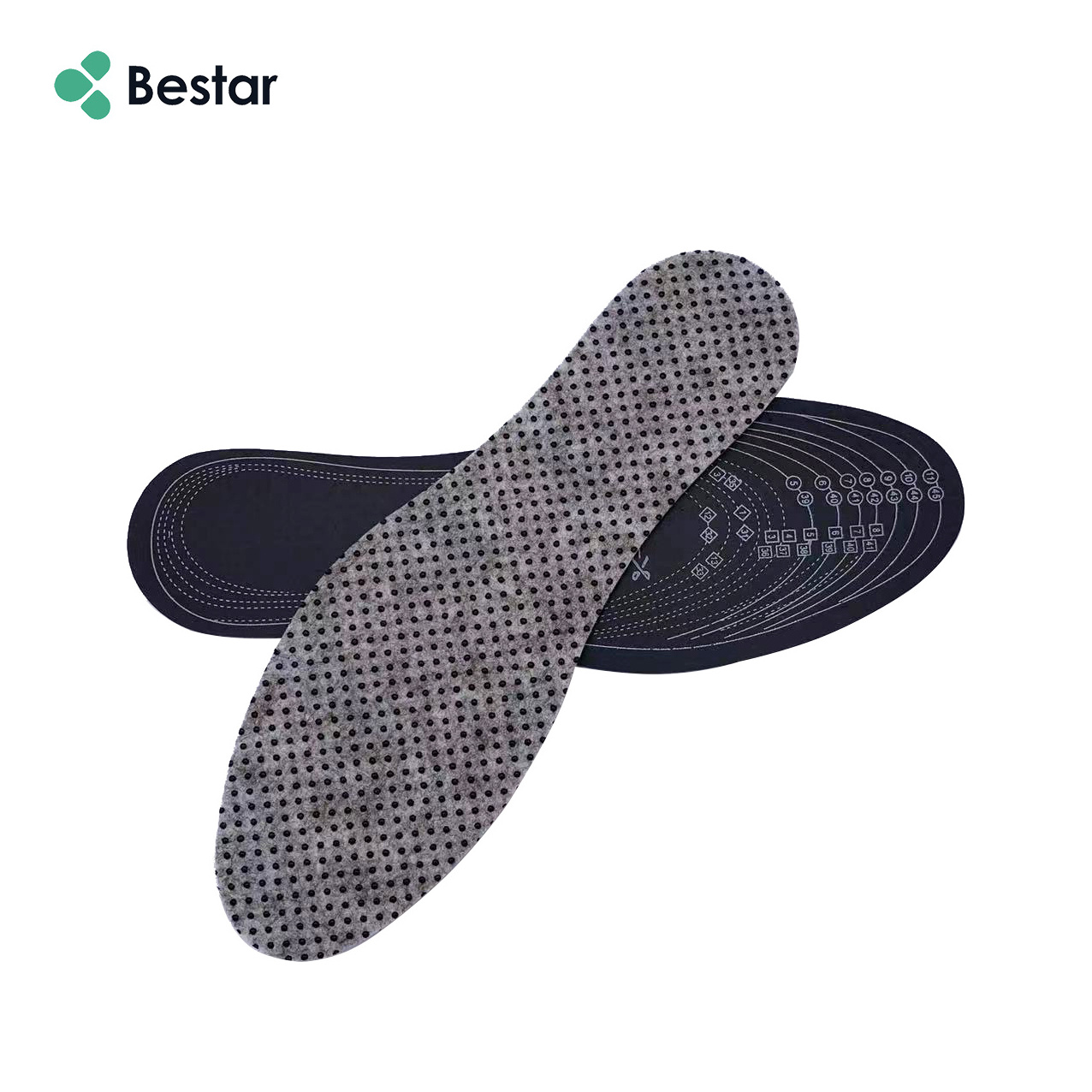 Drop glue design Latex insole massage foot soft and comfortable insole