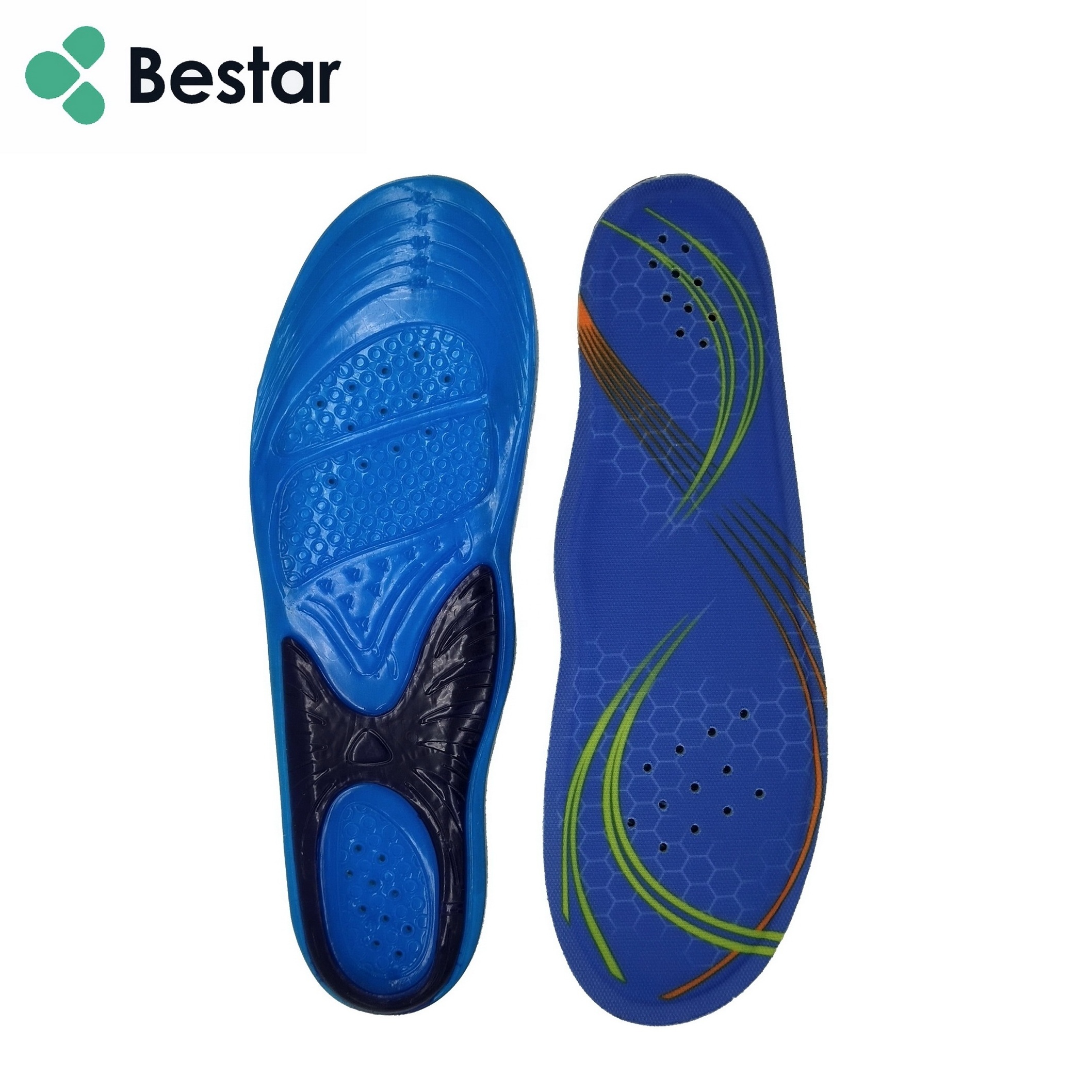 Flexibility Soft Feeling Insoles gel foaming deodorant Shoes Everyday insol gel silicon silicone gel shoe insole