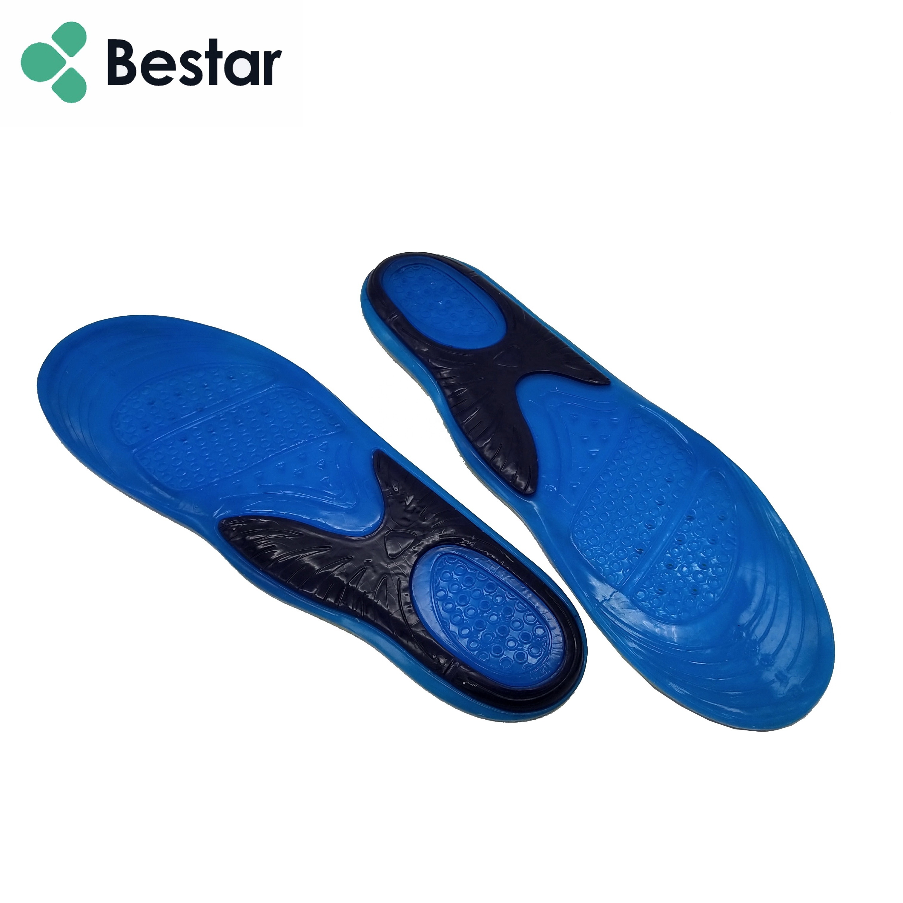 Flexibility Soft Feeling Insoles gel foaming deodorant Shoes Everyday insol gel silicon silicone gel shoe insole