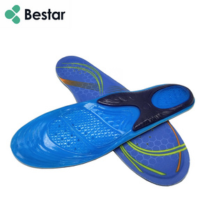 Flexibility Soft Feeling Insoles gel foaming deodorant Shoes Everyday insol gel silicon silicone gel shoe insole