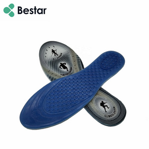 High quality Silicone Gel Removable Shoe Insole Recycled dual-layer massage gel sport insole