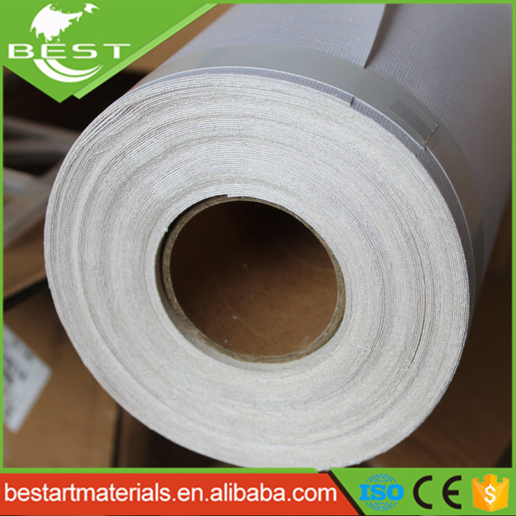 High quality 380g matte eco-solvent cotton inkjet stretched canvas roll for artists