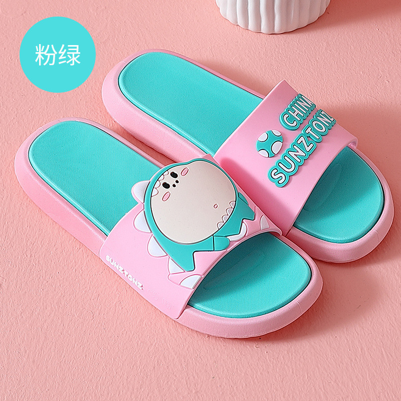 Cute outside wear non-slip home cartoon beach outdoor slippers