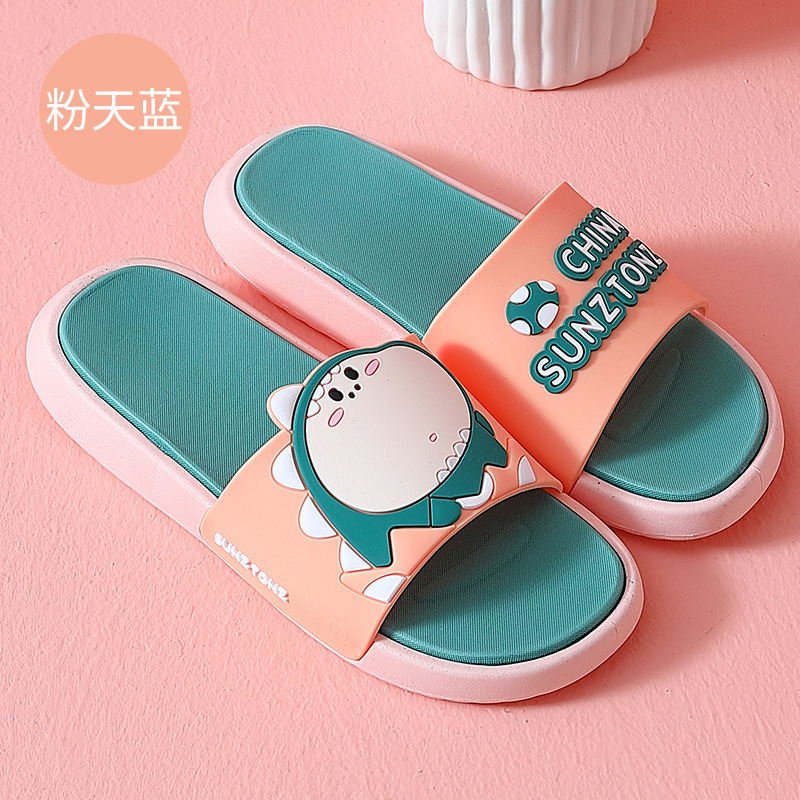 Cute outside wear non-slip home cartoon beach outdoor slippers