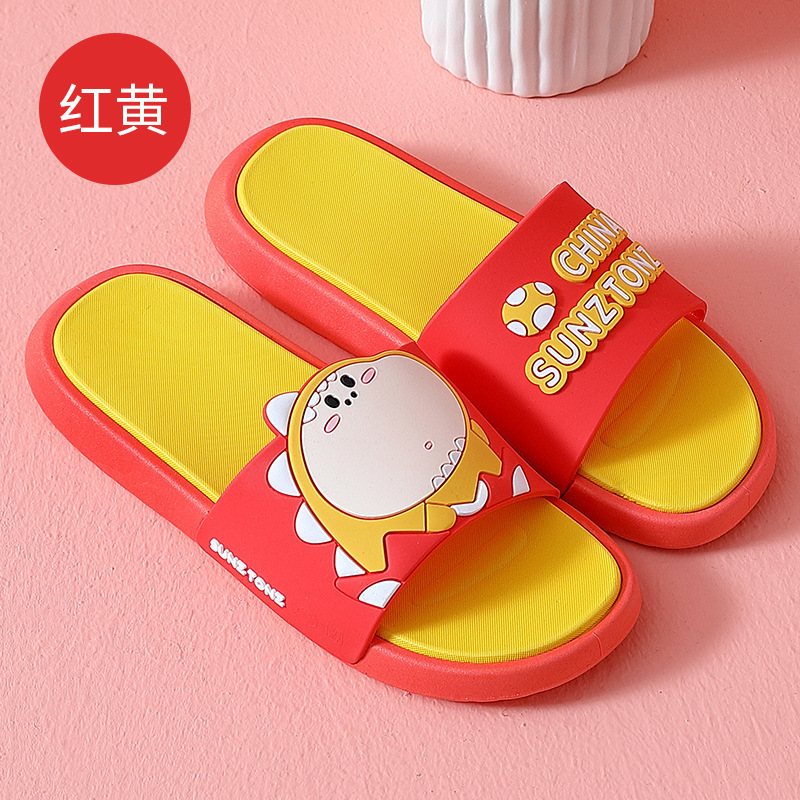 Cute outside wear non-slip home cartoon beach outdoor slippers