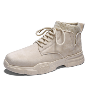 PU ankle casual boots shoes for men