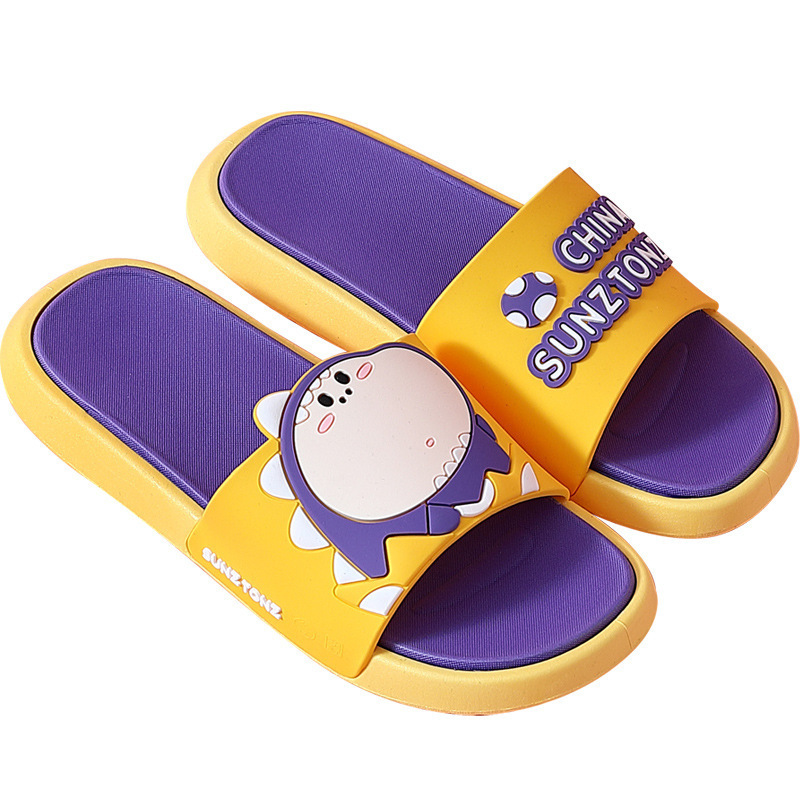 Cute outside wear non-slip home cartoon beach outdoor slippers