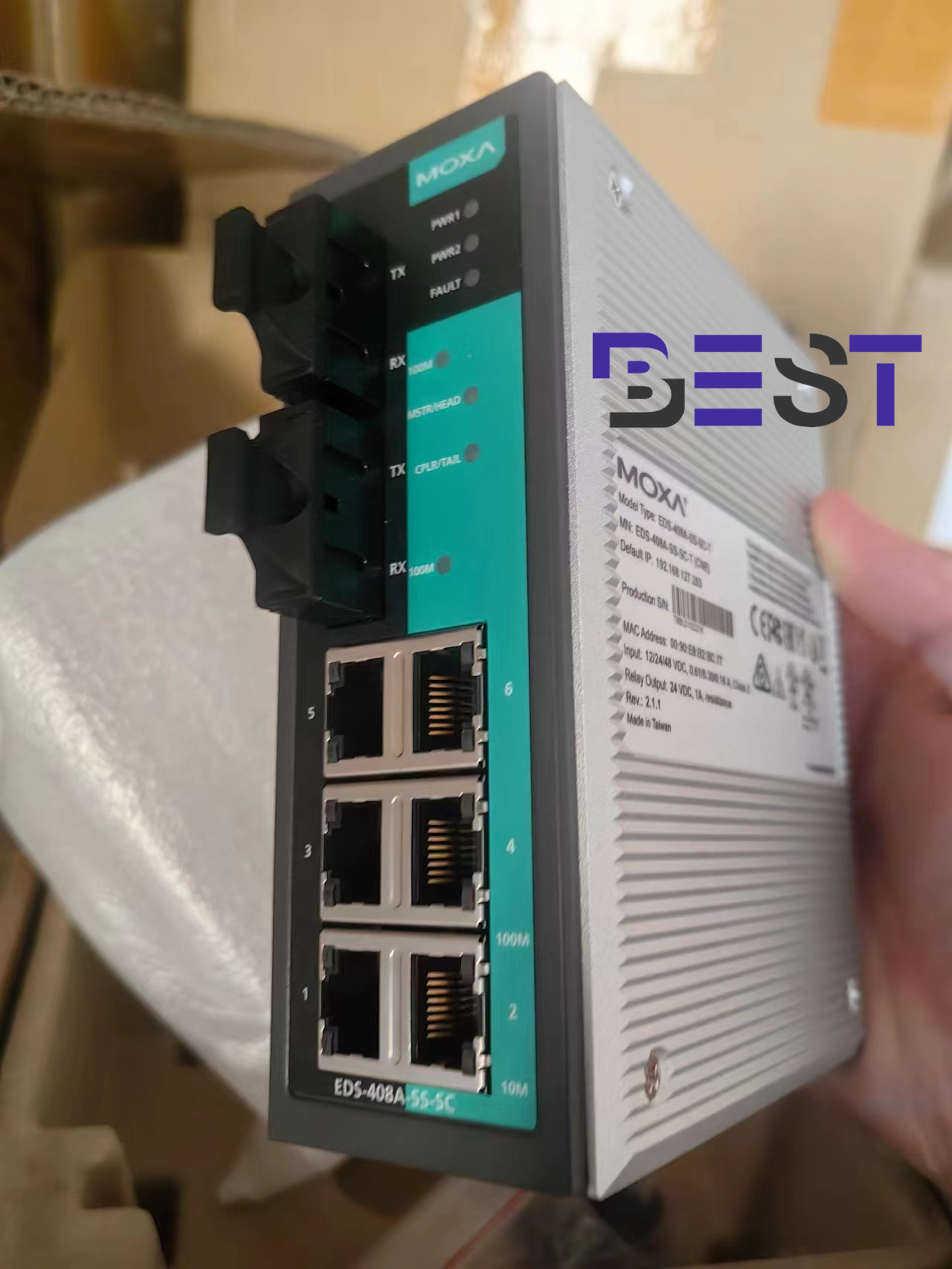 100% new industrial Ethernet switch MOXA EDS-P510 EDS-P510A EDS-P506E series