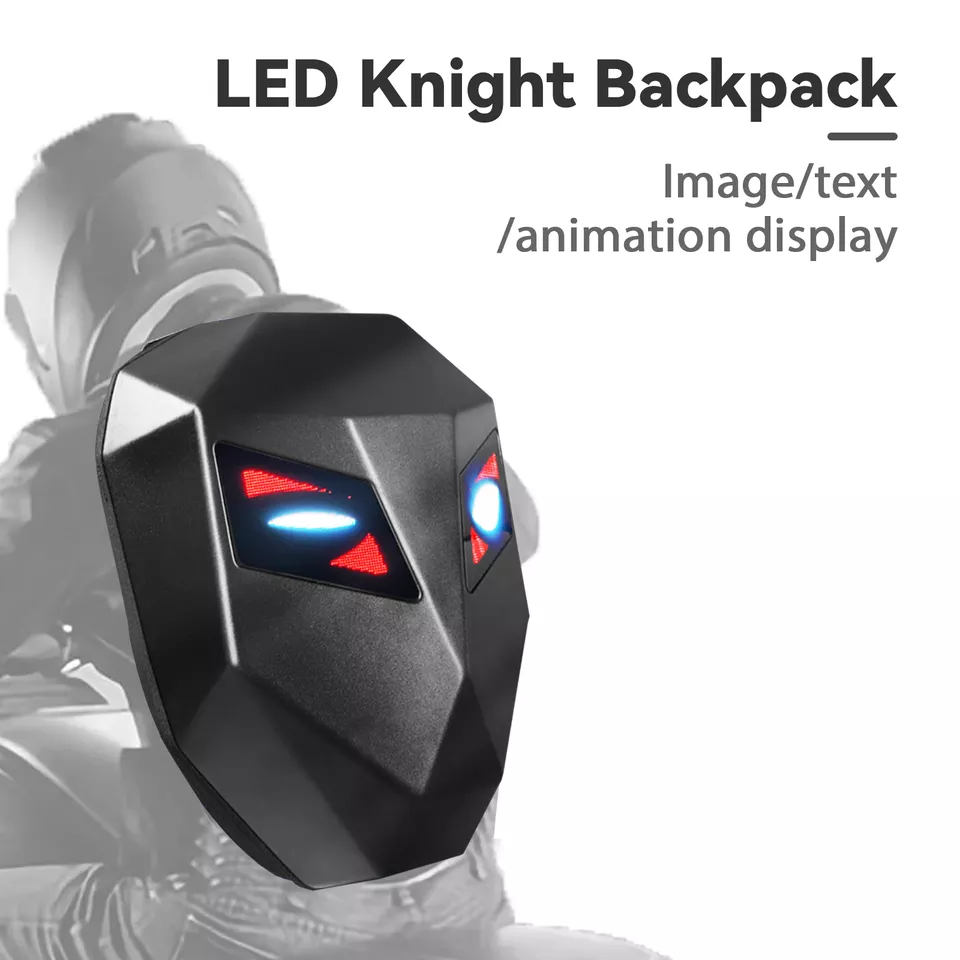 night Backpack Laptop Bag Motorcycle Riding Backpack Waterproof Hard Shell Diy Daypack Led Backpack