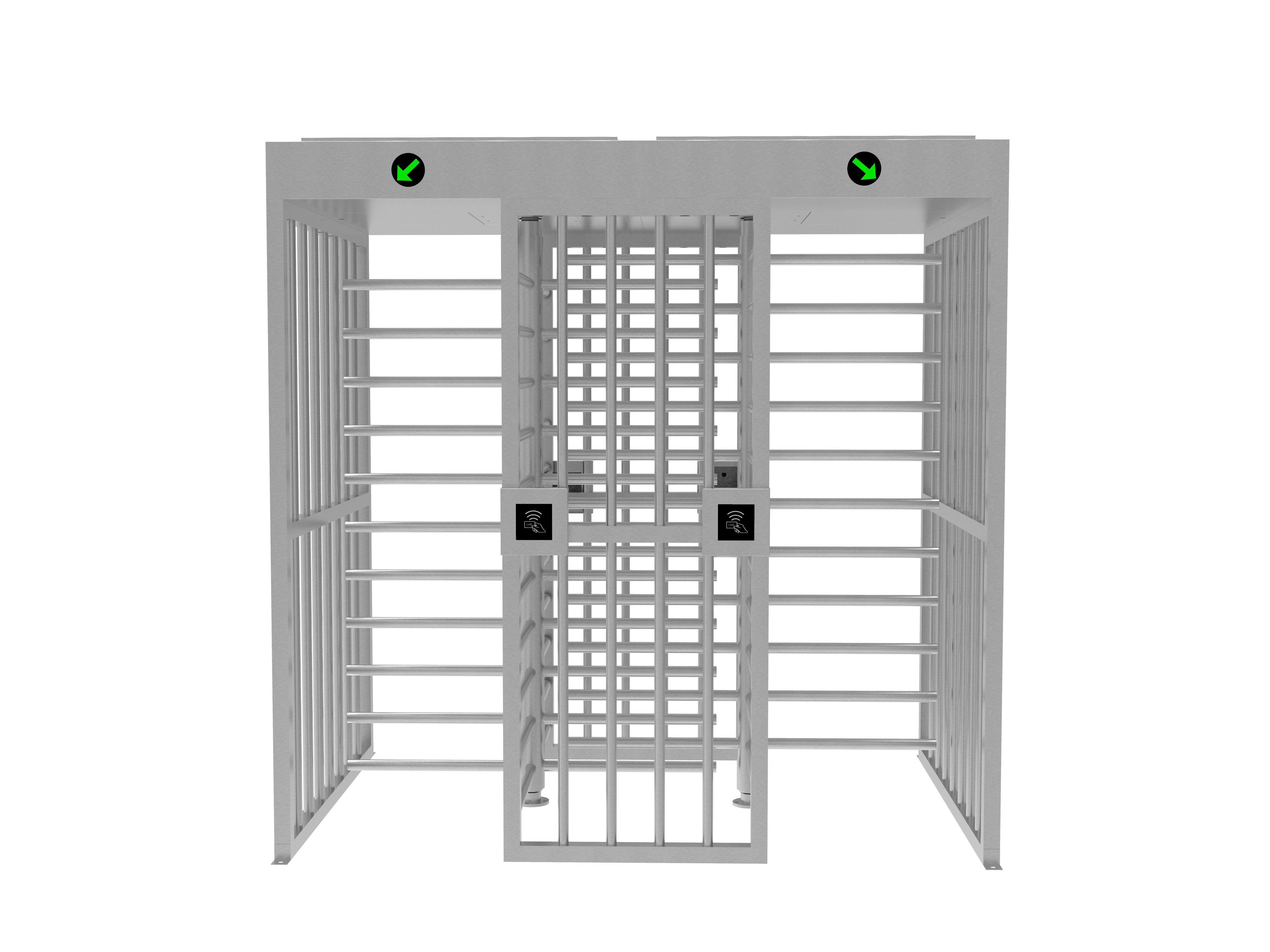 Speed gate acces daosafe double lane sliding gates turnstile fullheight mechanism