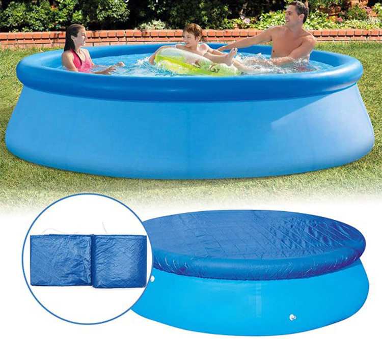 BN Easy Set Foldable Round Solar Pool Cover 7/11/16 Foot for Inflatable Pool and Above Ground Tanning Pool  Piscine Gonflable