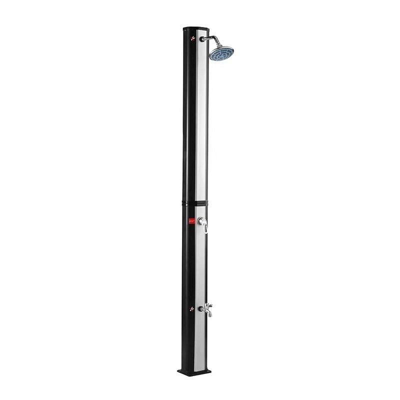 BONNY Silver Color Saving Free Standing PVC Outdoor Poolside Solar Shower Column Beach Shower Portable